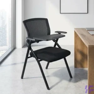 Mesh foldable study chair with breathable backrest, sturdy frame, and lightweight space-saving design, comfortable seating for students, training rooms, home, and office use in Kenya