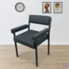 Black Leather Office Guest Chair
