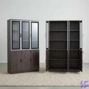 Executive wooden filing cabinet with lockable drawers, spacious storage compartments, and durable premium finish, elegant office organization solution for secure document filing in Kenya