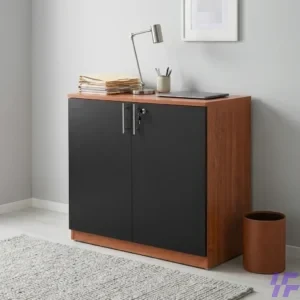 Wooden executive office cupboard with lockable doors, spacious shelves, and durable premium finish, elegant and secure storage solution for documents and office essentials in corporate and home workspaces in Kenya