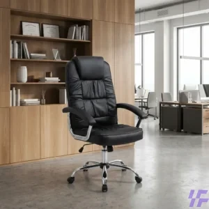 Executive high back chair with ergonomic lumbar support, premium cushioning, and adjustable height, comfortable professional office seating designed for long hours in corporate and home workspace use in Kenya