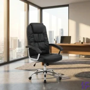 Executive high back chair with ergonomic lumbar support, premium cushioning, and adjustable height, comfortable professional office seating designed for long hours in corporate and home workspace use in Kenya