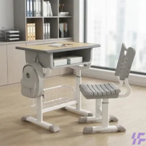 Kids adjustable study set with ergonomic desk and chair, height-adjustable design and durable build, comfortable learning solution for home study and school use in Kenya