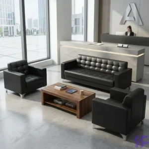 Five seater office sofa with premium cushioned seating, durable upholstery, and sturdy modern frame, elegant and comfortable lounge furniture for office reception, waiting areas, and corporate spaces in Kenya Five seater office sofa with premium cushioned seating, durable upholstery, and sturdy modern frame, elegant and comfortable lounge furniture for office reception, waiting areas, and corporate spaces in Kenya