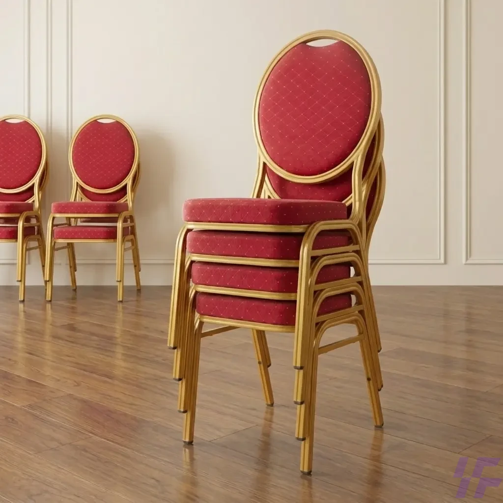 Stackable red conference chair with cushioned seating and durable lightweight frame, comfortable space-saving chair ideal for meetings, training rooms, events, and conference halls in Kenya Stackable red conference chair with cushioned seating and durable lightweight frame, comfortable space-saving chair ideal for meetings, training rooms, events, and conference halls in Kenya