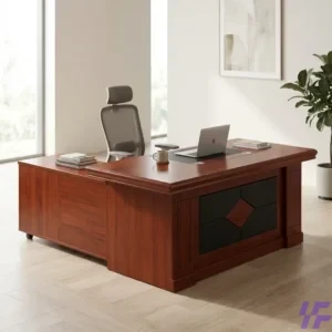 1.4m L-shaped office desk with spacious corner workstation design, durable tabletop, and sturdy modern frame, efficient office furniture for professional and home workspace setups in Kenya