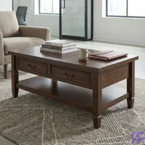 Rectangular coffee table with modern durable design and spacious tabletop, stylish center table ideal for office lounges, reception areas, and contemporary living spaces in Kenya