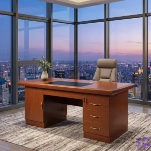 Executive office desk 120cm with spacious durable worktop, modern professional design, and sturdy construction, compact workstation ideal for executive offices, study areas, and home workspaces in Kenya.