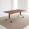 2.4M Rectangular Wooden Conference Room Table