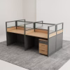 4-Person Office Workstation Desk