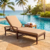 Rattan Wicker Sun Lounger