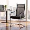 Modern Black Mesh Office Guest Chair
